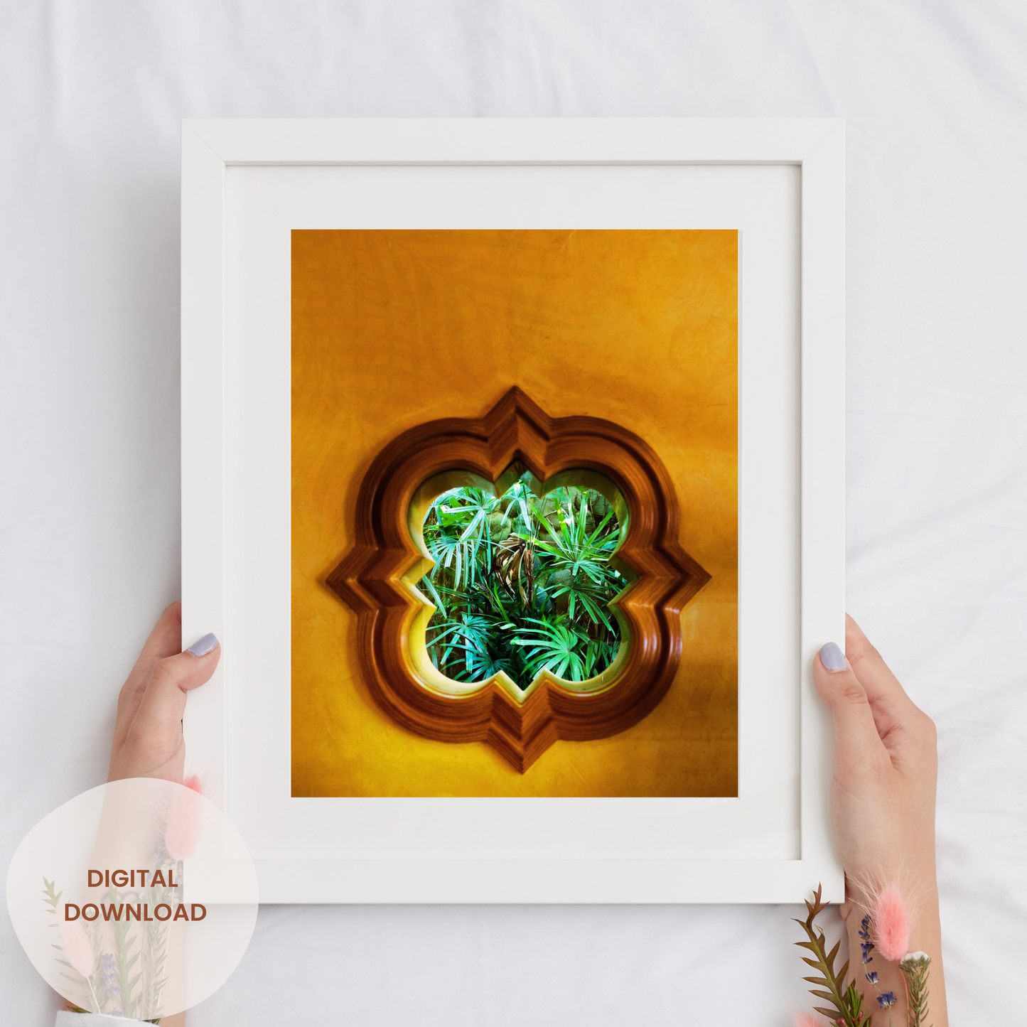 Eye of the Beholder - Mustard Nature View Art Printable