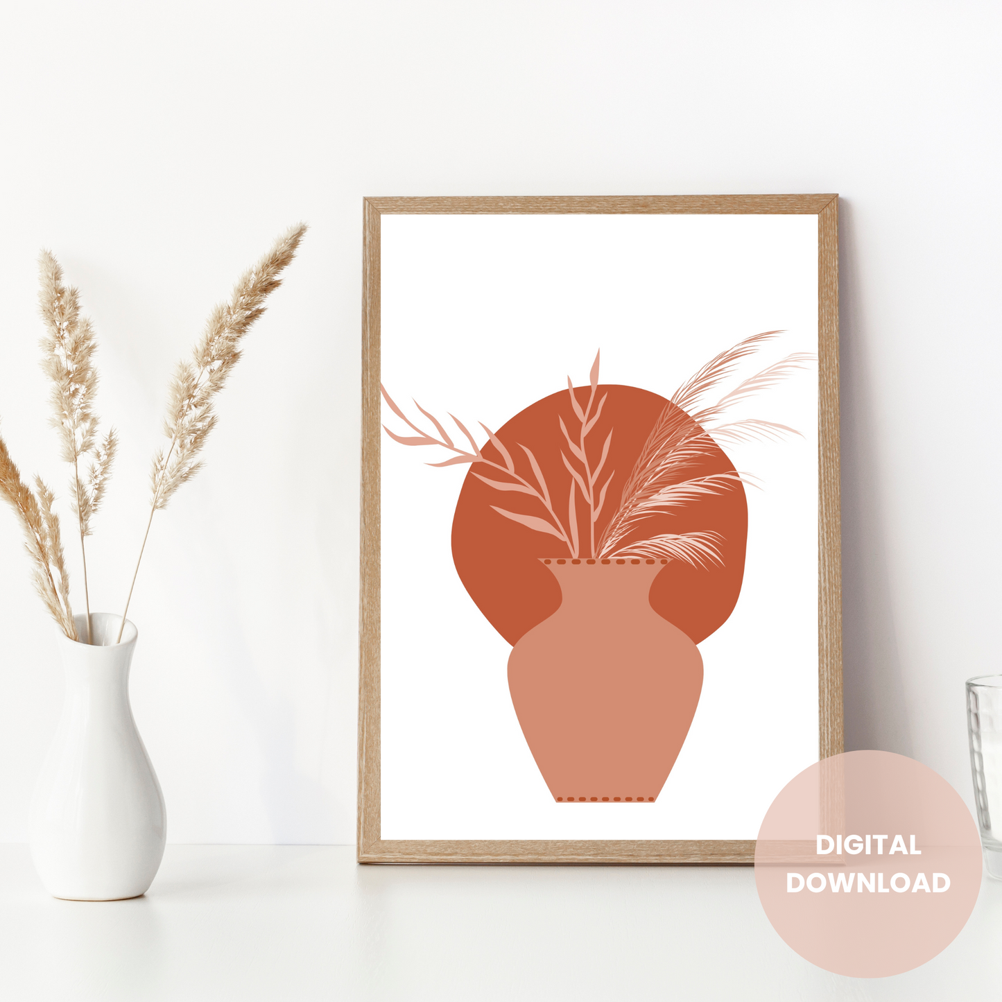 Dried flower artwork - Printable