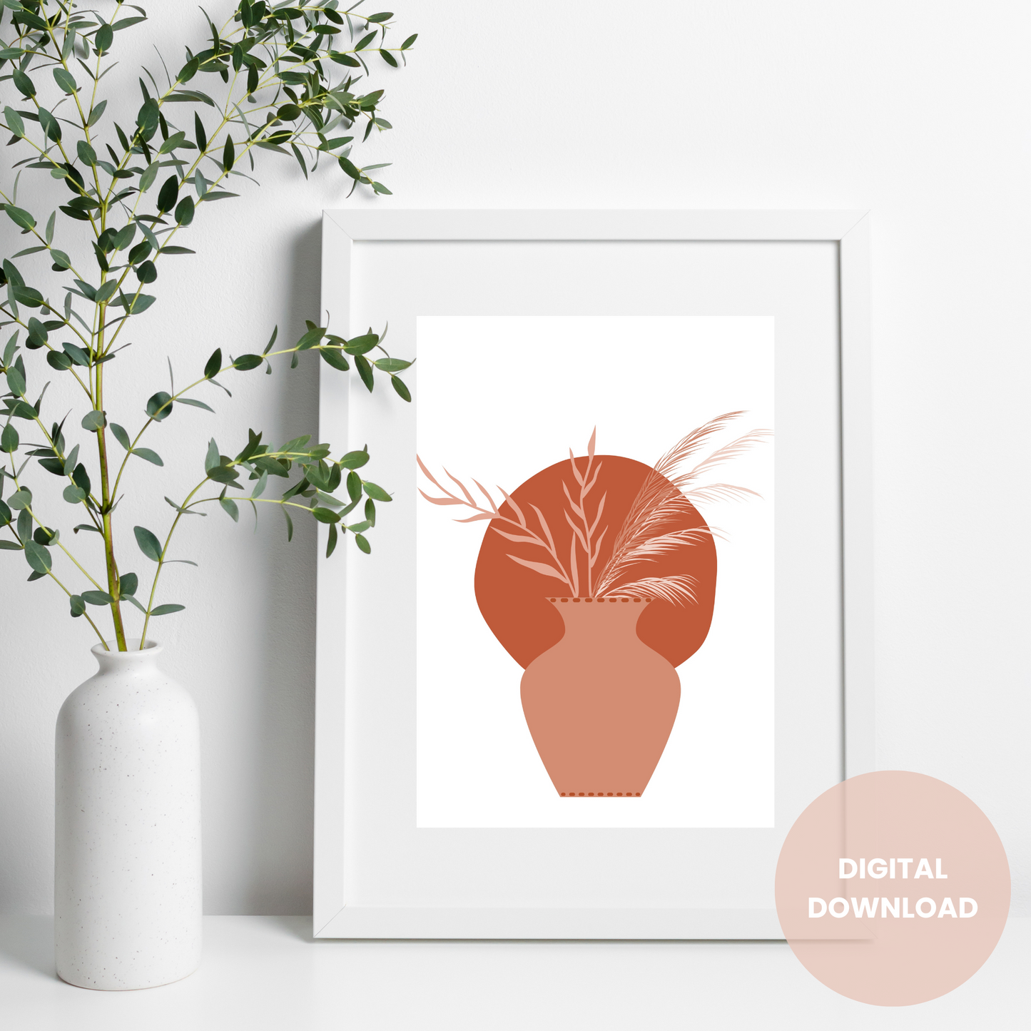 Dried flower artwork - Printable