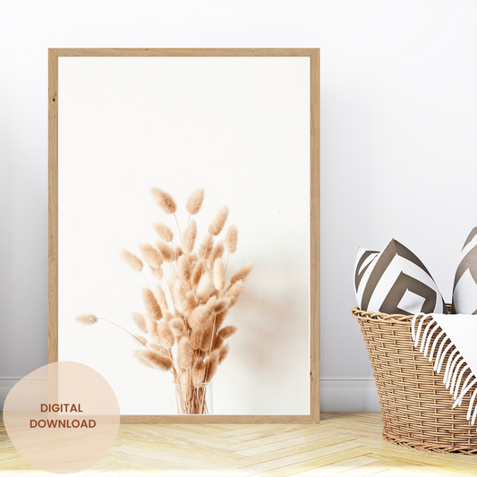 Bunny Tails Grass - Art Print