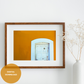 Golden Reverie: A Mustard-Hued Journey Printable Wall Art Collection