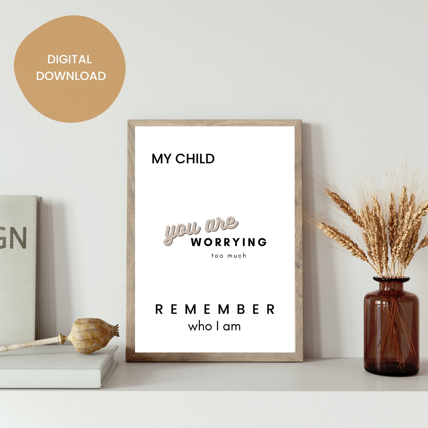 Remember Who I Am Spiritual Quotes Poster - Digital Art