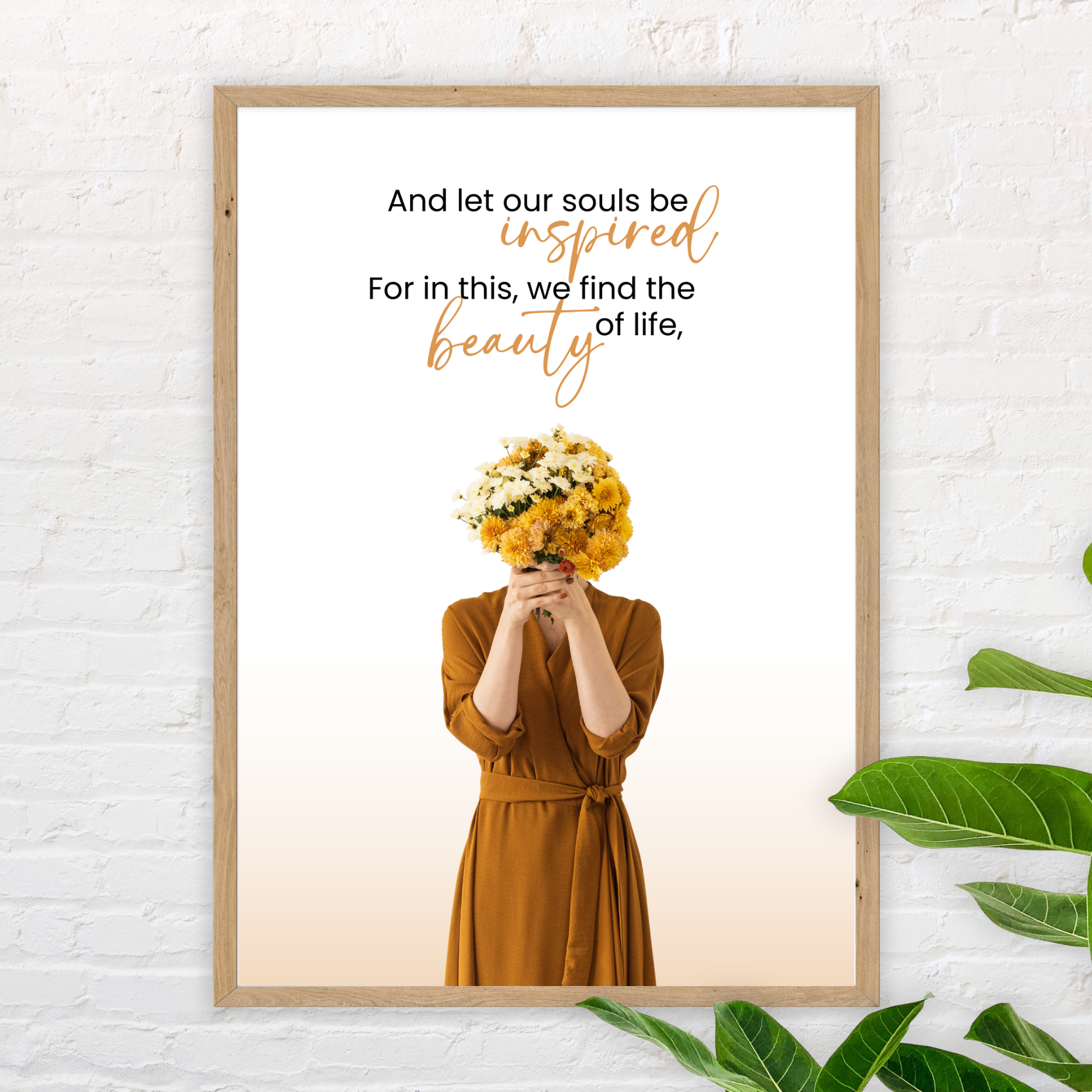 Golden Reverie: A Mustard-Hued Journey Printable Wall Art Collection
