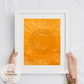 Golden Reverie: A Mustard-Hued Journey Printable Wall Art Collection