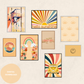 Hello Sunshine Rays - Retro College Life Art | Dorm Room Poster