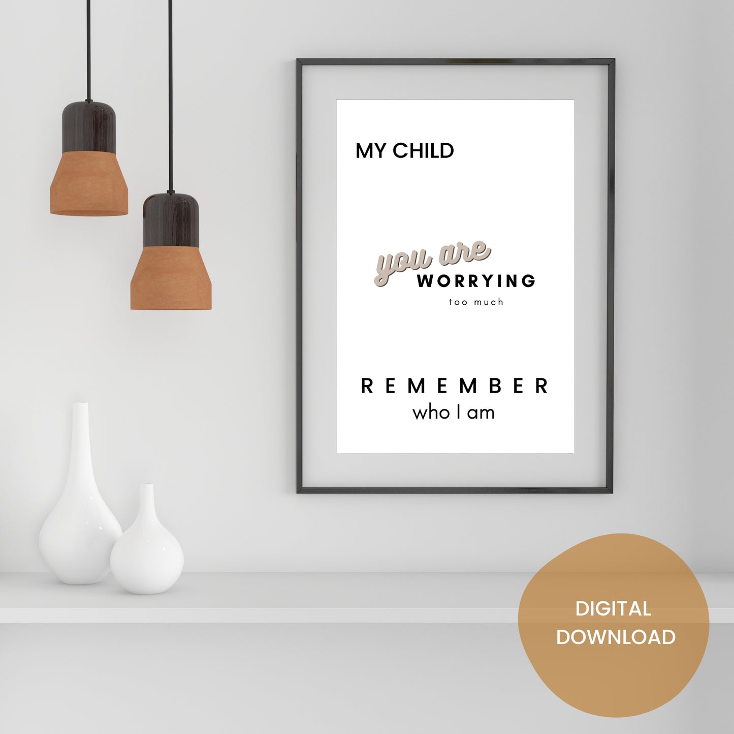 Remember Who I Am Spiritual Quotes Poster - Digital Art