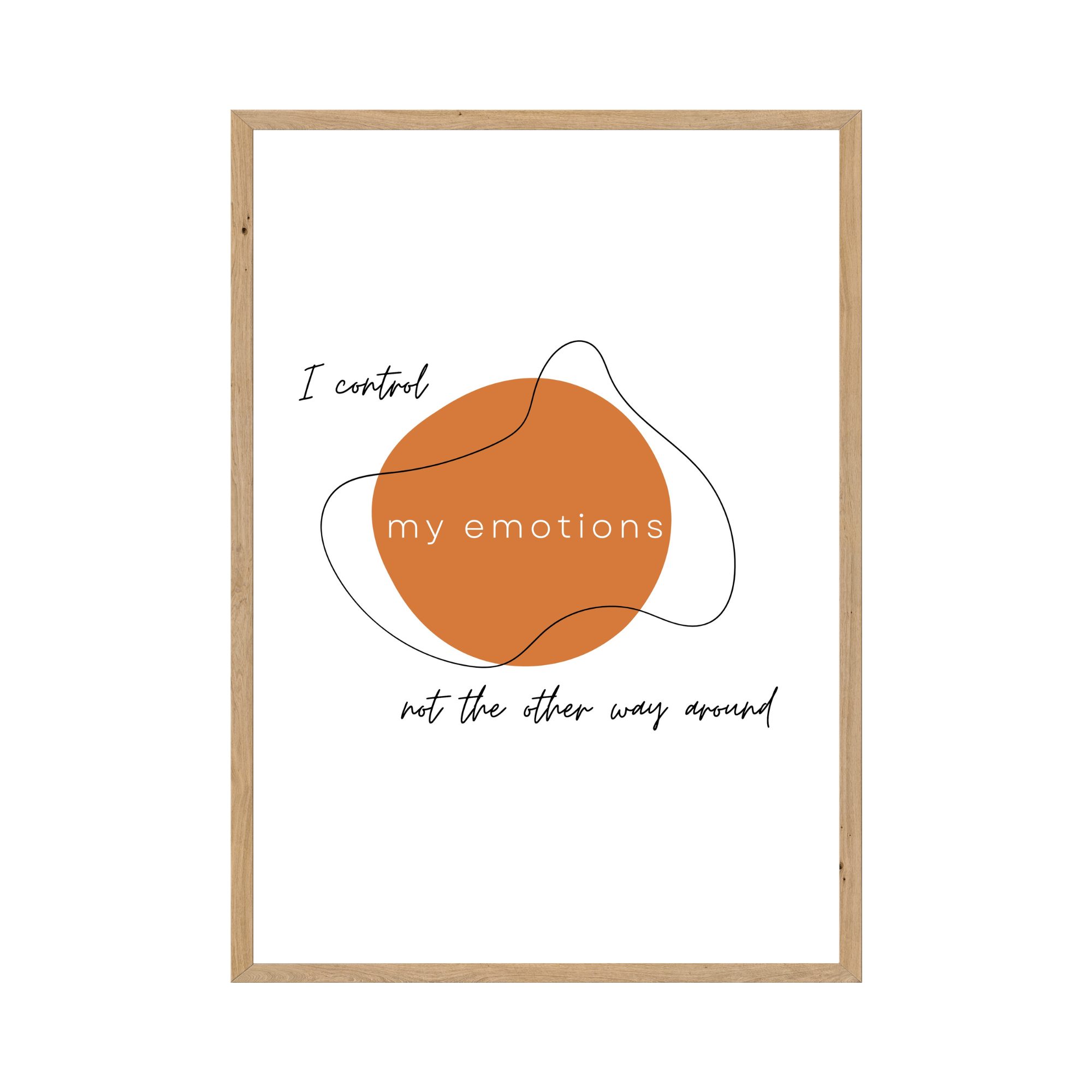 Emotional Mastery Inspirational Quotes Poster - Digital Download