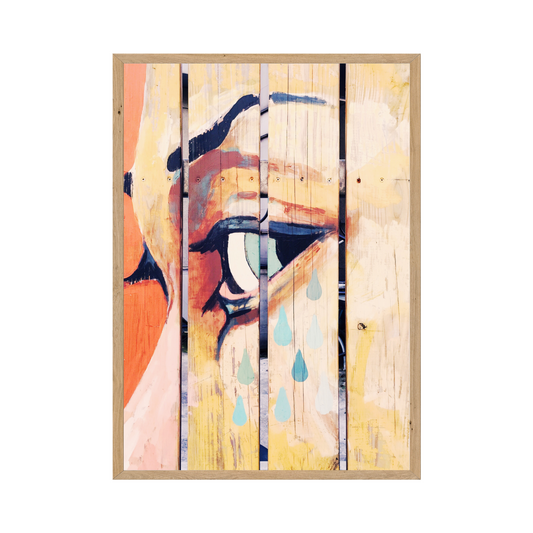 Tears of Retro - Retro College Life Art | Dorm Room Poster